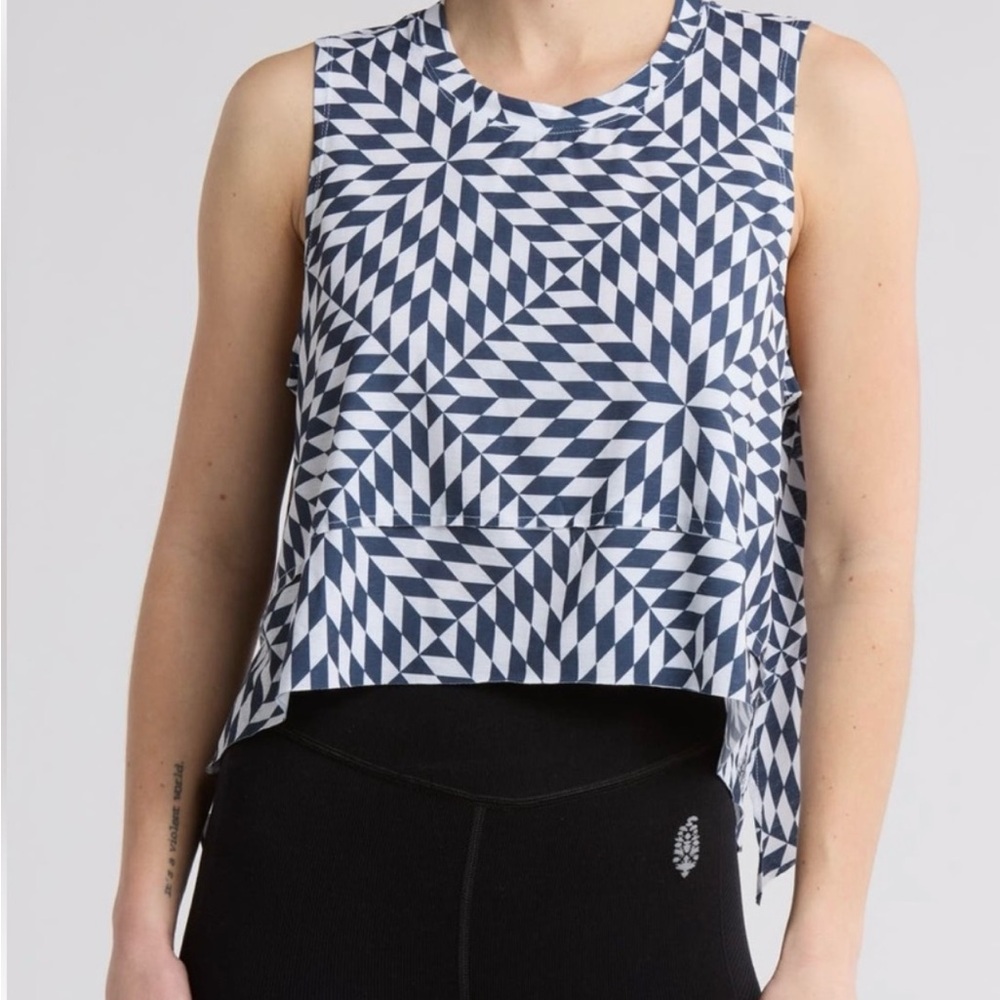 Free People Geometric Tank Top